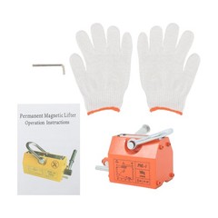 220 Lbs Orange Magnetic Lifter Lifting Magnet 2.5 Safety Factor Neodymium Hoist