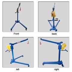 1100LB 34.65-45.28” Arm Length Small Portable Folding Elevator / Hand Crane