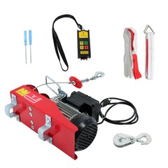880Lbs Electric Hoist with Wireless Remote Control, 110V Electric Hoist with Rem