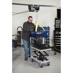 Strongway Electric Cable Hoist, 550-Lb. Single-Line Capacity/1100-Lb.