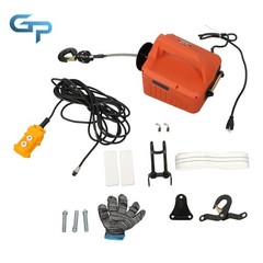 1100LBS 1500W Wire and Wireless Remote Control 3-in-1 Portable Electric Hoist