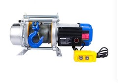 220V1T 30/60M Multifunctional aluminum shell hoist household crane mini electric