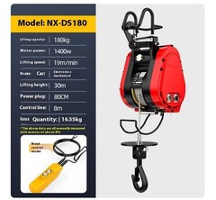 160 Kg 30 M Double-hole Electric Hoist 220 V Suspended Portable Home Crane