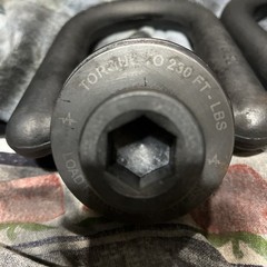 ADB Heavy Duty Hoist Ring 31325 Rated 10,000lbs Req Torque 230 Ft lbs