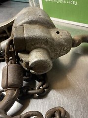 VTG CHISHOLM-MOORE HOIST DIVISION, MODEL B 40825 Puller CM 3/4 TON , Chain