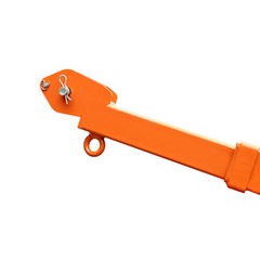 1100LB Truck-Mounted Crane Hoist w/ 12V Electric Winch Pickup Truck Jib Cranes