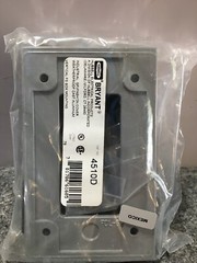 HUBBELL BRYANT CAST ALUMINUM WEATHERPROOF COVER BOX 4510D NIB