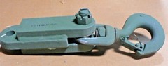 CROSBY (nos) M1083 HOIST HOOK, 6-539-000124 (some light rust)