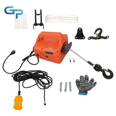 1100LBS 1500W Wire and Wireless Remote Control 3-in-1 Portable Electric Hoist