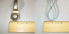 Lot of 4 – NEW Cable Tie Downs – Trailer Truck Camper Boat Hoist Winch Rigging