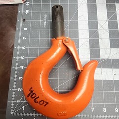 CM 40607 #9 STEEL 6 TON HOOK 640-132 646 201B [B8B1]