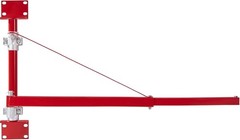 Wall Mount Jib Crane Swivel Scaffold Lifting Arm 660lbs Load for Electric Hoist