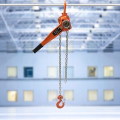 Mini Lever Block Chain Hoist Ratchet Type Come Along Puller 10 FT Lift 0.75 Ton