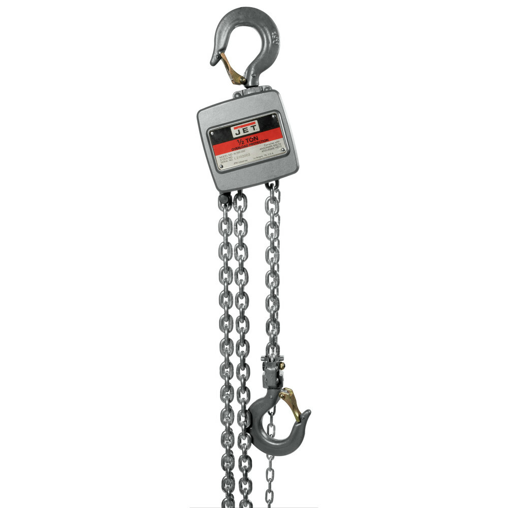 Jet 133054 AL100 Series 1/2 Ton Capacity Hand Chain Hoist w/ 30 ft. of Lift New