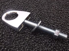 10pk Bow Eye Chrome Finish 10pk (C44)