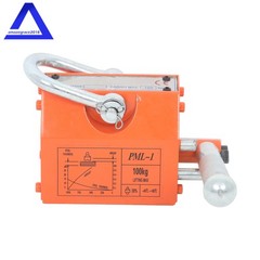 Magnetic Lifter Lifting Magnet 220 lbs 2.5 Safety Factor Neodymium Hoist
