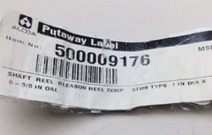 Gleason C-35467 Shaft Steel 1 OD X 8-3/8″ Length Stub Type