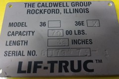 Caldwell 36E 30 to 58 In Spread 7,000 Lb Working Load Limit Battery Lifting Beam