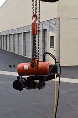 CM Lodestar model RT with 635 Motor Driven Trolley 3 Ton, 30 ft lifting height