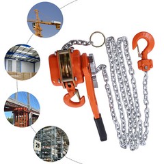 3/4Ton G80 Mini Lever Chain Hoist Ratchet Type Come Along Puller Highly Portable