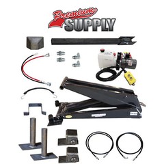 12 Ton (24,000 lb) Dump Trailer Hydraulic Scissor Hoist Kit – PH630 Power Hoist