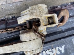 Vintage Tug It 1 1/2 Ton Ratchet Chain Hoist Winch Rigging Puller Lift Used