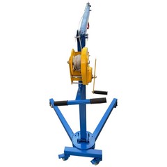 Small Portable Foldable Hoist Hand-cranked Lifting Machine Folding Hand Crane