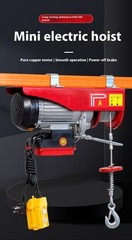 Miniature Portable Electric Hoist Home Small Lifting Crane Decoration Lift