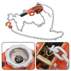1.5 Ton Chain Hoist 3300 lbs 20 FT Auto Chain 360 Hook G80 Galvanized Steel