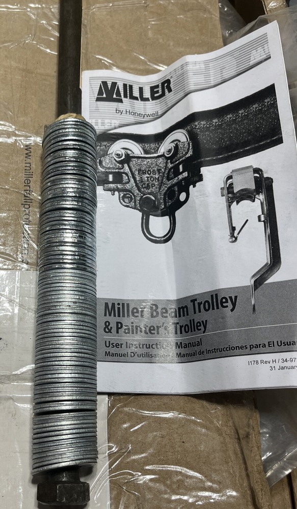 Miller Honeywell 9065-2/ Adjustable Adapter Kit For Beam Trolley , 8-1/2” Beam