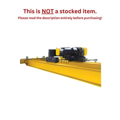 YALE YK WIRE ROPE HOIST – 2 TON, 20 FPM, 33 FT. LIFT, TOP RUNNING LOW PROFILE