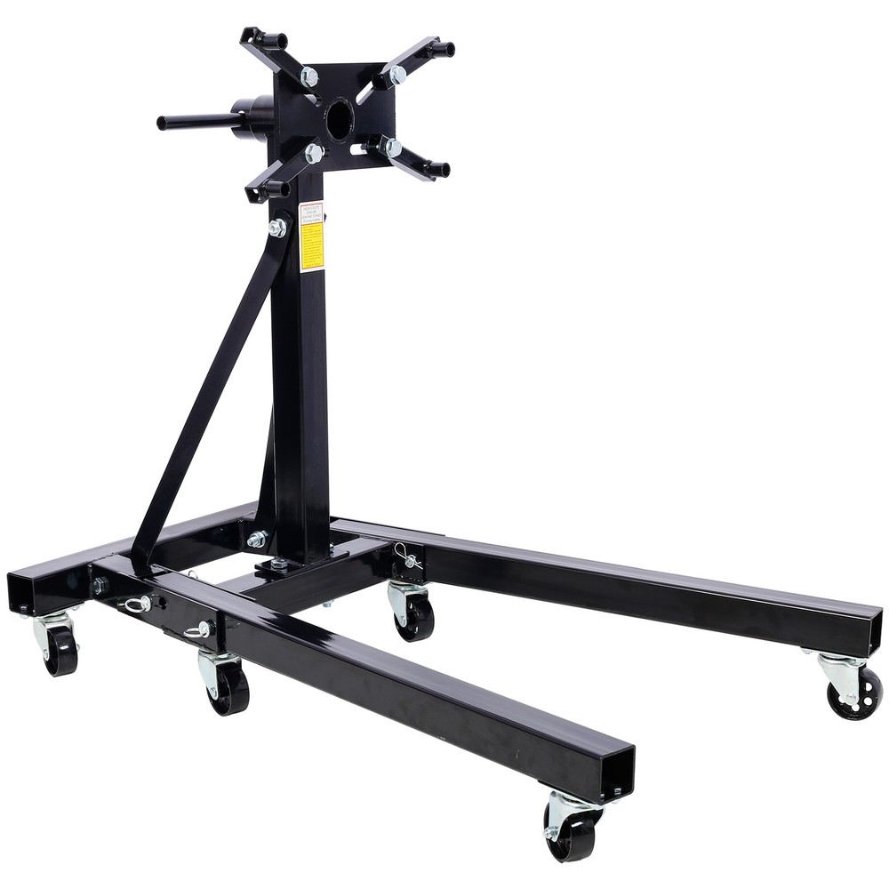 Folding Engine Stand 2000 lbs Capacity 360° Rotating Mounting Head