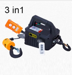 Electric Hoist Portable Power Electric Winch Crane 500KG Capacity Traction Block