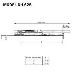 13 Ton Hydraulic Scissor Hoist Kit for 16–20′ Dump Body | DH-625 for Truck