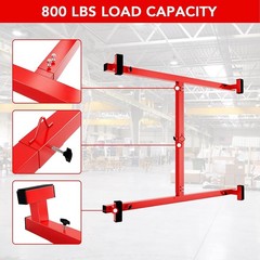 Truck Bed Lift 800LbsCapacity Heavy Duty Steel BoxLift forPickup Beds Adjustable
