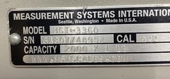 Measurement Systems International Challenger 2 2000LB Digital Crane Scale 3360
