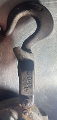 A.B. Chance 3/4 Ton Ratchet Link Chain Hoist. Item ID 3