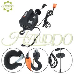 3-in-1 Electric Hoist 1100LBS Dual Remote Overload Protection For Garage