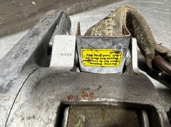 Chance Hoist 1 Ton Ratcheting Strap Hoist. Missing Hot Stick Handle