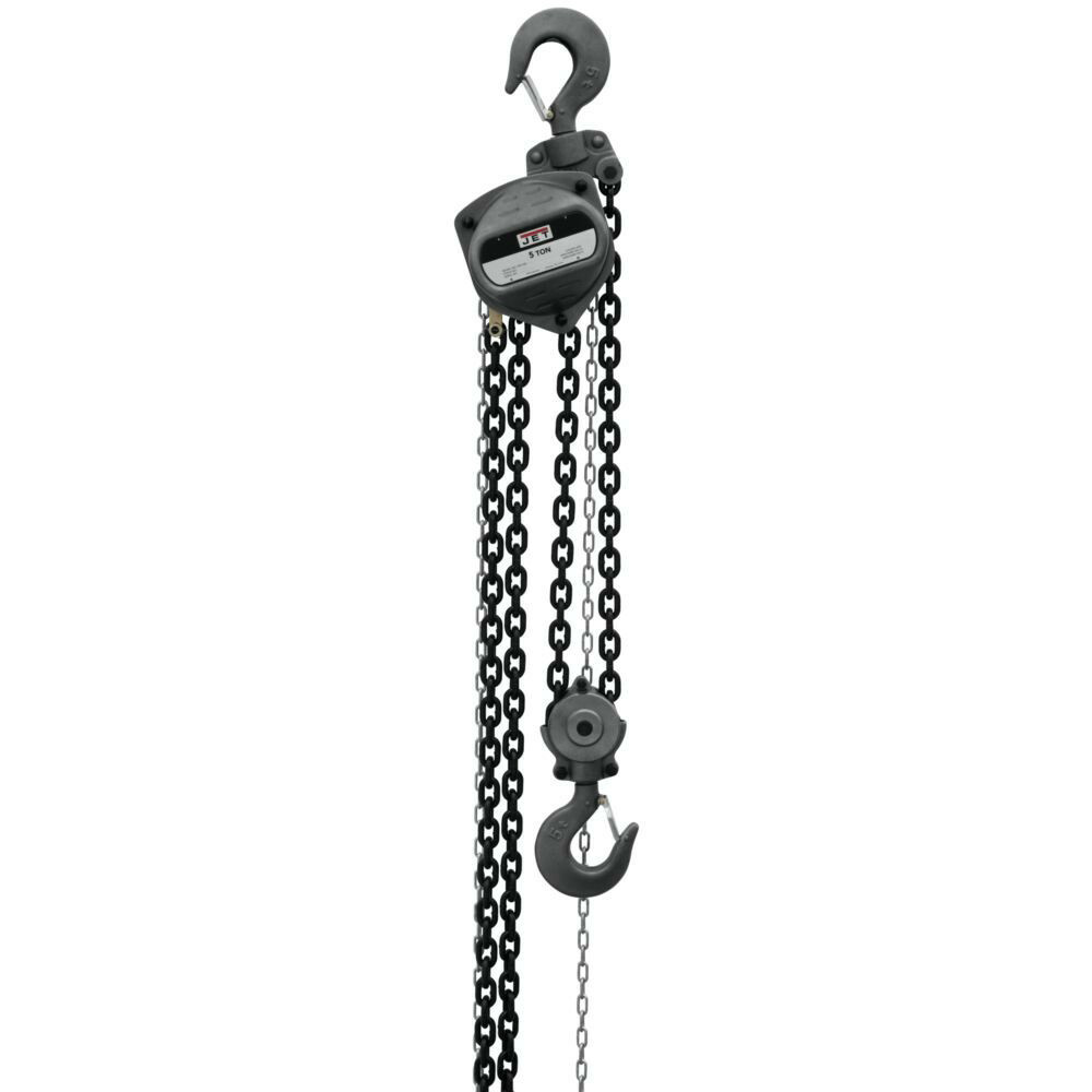 JET S90-500-10, 5 T Hand Chain Hoist w/ 10 ft. Lift 101950 New