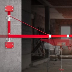 Wall Mount Jib Crane Swivel Scaffold Lifting Arm 660lbs Load for Electric Hoist