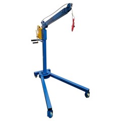 Small Portable Foldable Hoist Hand-cranked Lifting Machine Folding Hand Crane