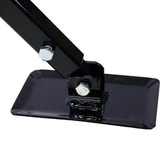 Hydraulic Receiver Hitch Mounted Crane 360 Swivel Pickup Truck Lift Push 1000Lb.