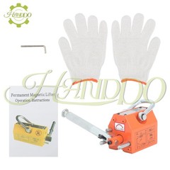 Permanent Magnetic Lifter Lifting Magnet 220 lbs/100 kg 2.5 Safety Factor Orange