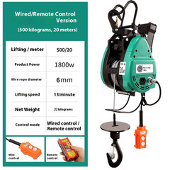 Small Diamond Electric Hoist Home Portable 220v Electric Hoist Crane Small