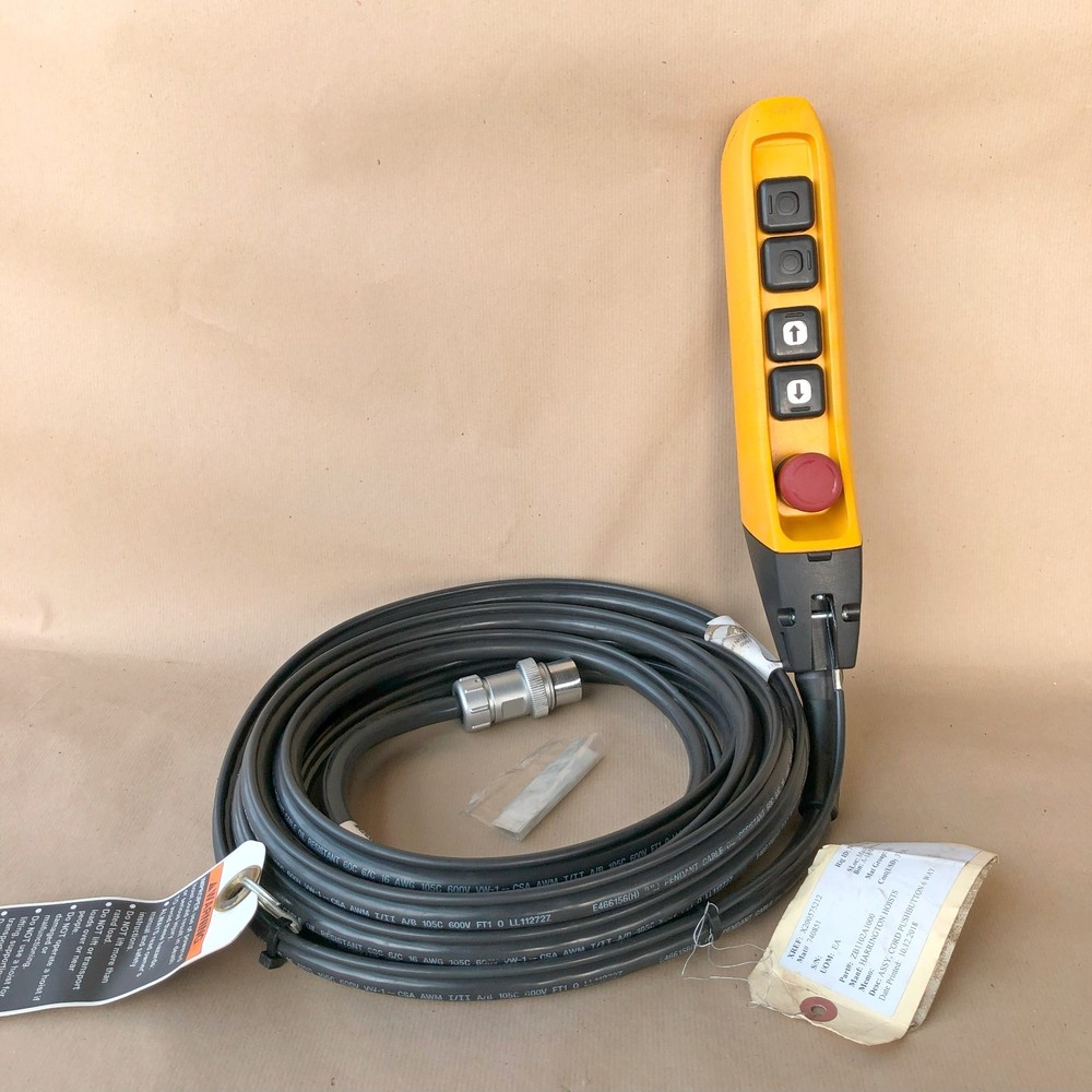 HARRINGTON ZB1102AI5000 4-PB PUSH BUTTON 6 WAY CORD COMPLETE ASSEMBLY ER2M