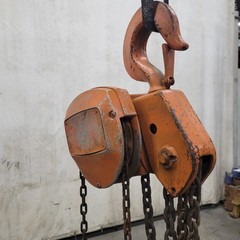 COFFING DUFF-NORTON 8 TON HAND HOIST 8′ LIFT 7′ PULL H2425 W/ CROSBY HOOKS