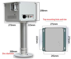 1m Projector Electric Lifting Hanger Camera Lifting Instrument Remote Control
