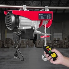 440 lbs 110V Electric Steel Wire Winch with Wireless Remote Control 480W Power