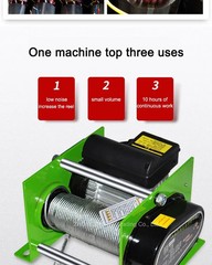Winch Electric Hoist 220v Wireless Remote Control Household Crane Small Crane